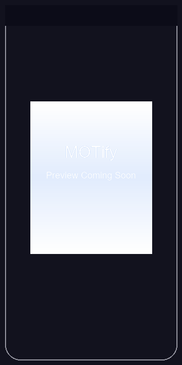 MOTify app screenshot